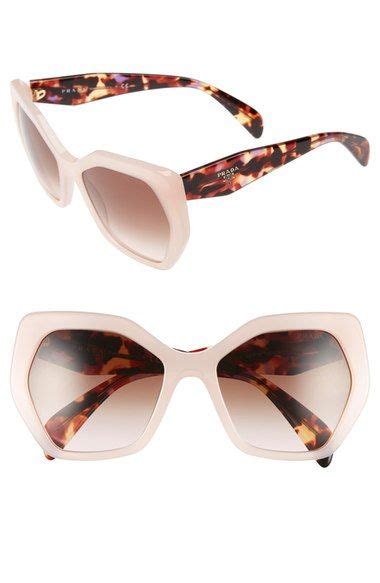 prada heritage 56mm sunglasses|Prada rimless aviator sunglasses.